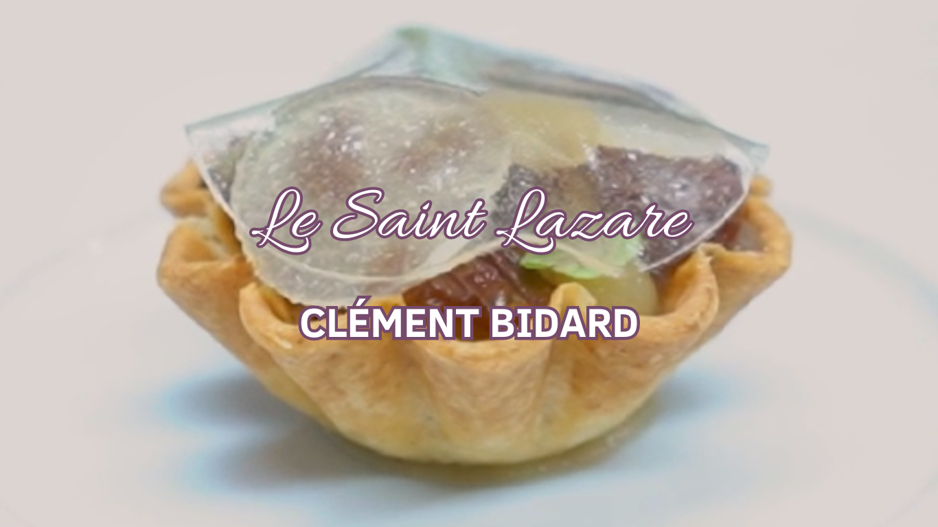 recette Clément BIDARD du restaurant le Saint Lazare